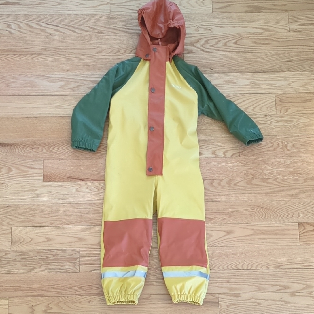 Kuling Fleece Lined Hooded Rain Suit 3-4 Yrs